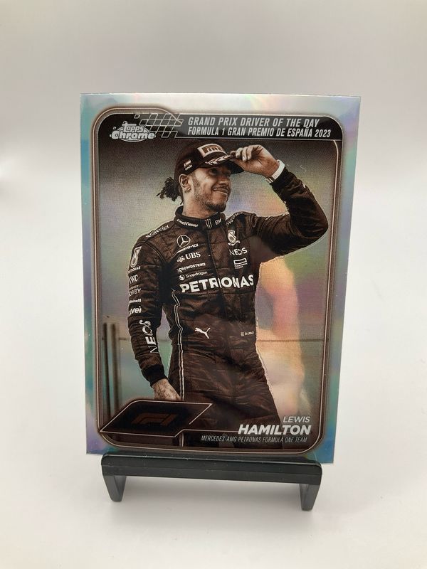 2024 TOPPS CHROME LEWIS HAMILTON SEPIA 165