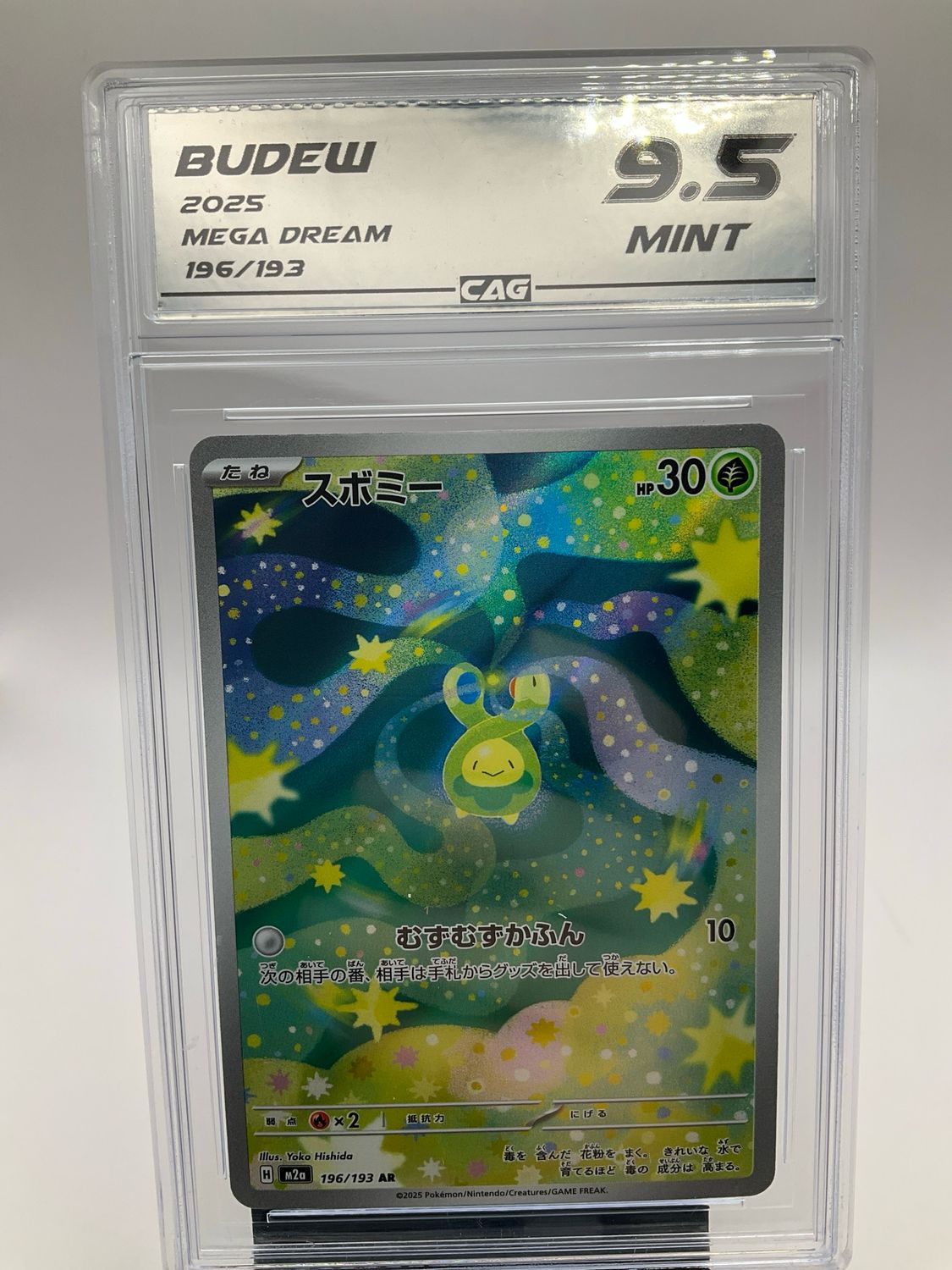 2025 POKEMON BUDEW JAPANESE CAG 10 196