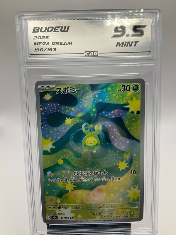 2025 POKEMON BUDEW JAPANESE CAG 10 196