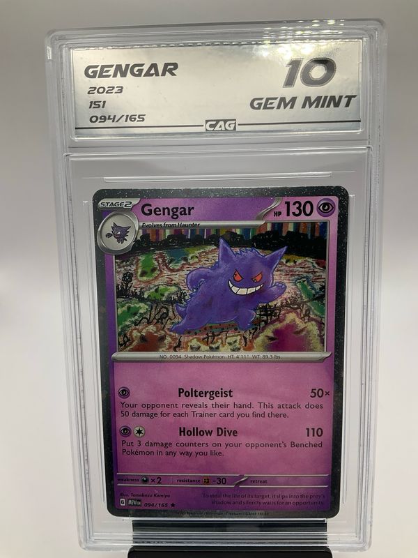 2023 POKEMON GENGAR COSMOS HOLO 94 CAG 10