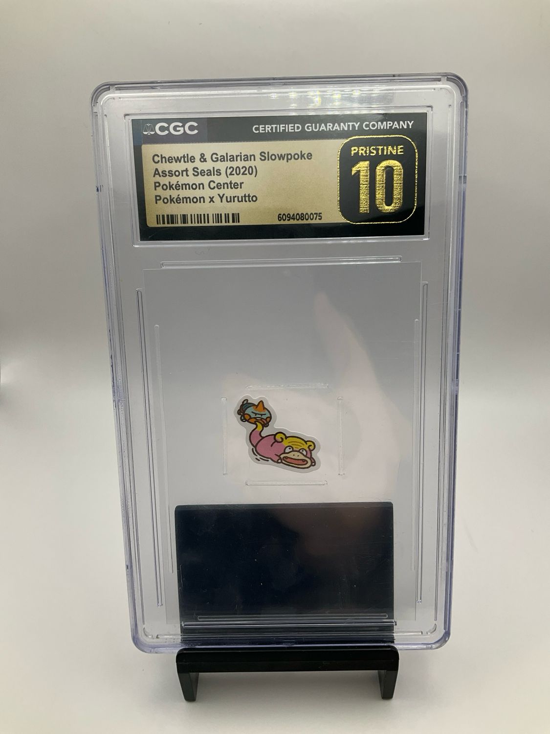 2020 POKEMON CHEWTLE &amp; GALARIAN SLOWPOKE ASSORT SEALS CGC PRISTINE 10