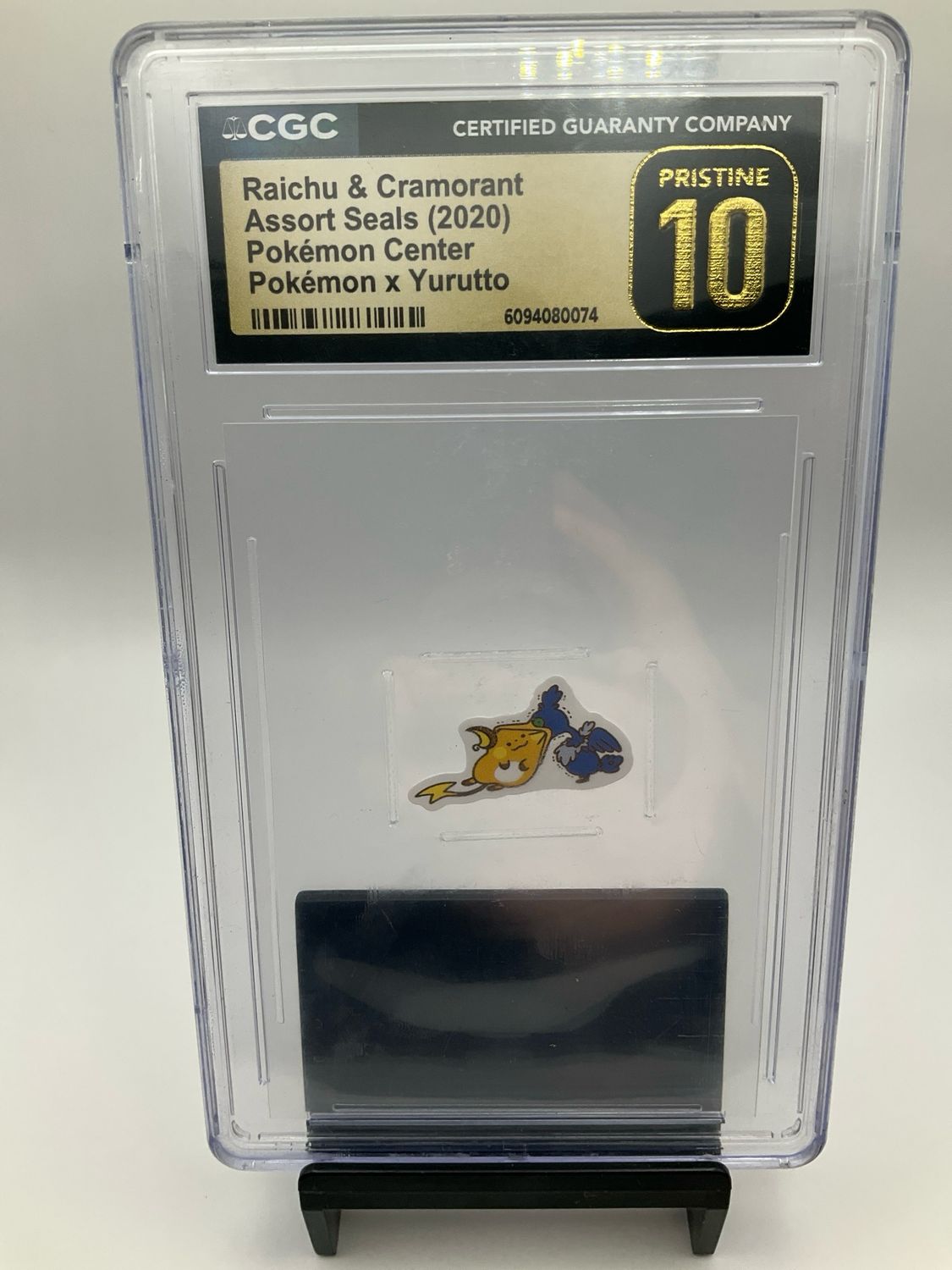 2020 POKEMON RAICHU &amp; CRAMORANT ASSORT SEALS CGC PRISTINE 10