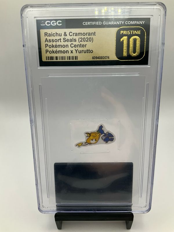 2020 POKEMON RAICHU &amp; CRAMORANT ASSORT SEALS CGC PRISTINE 10
