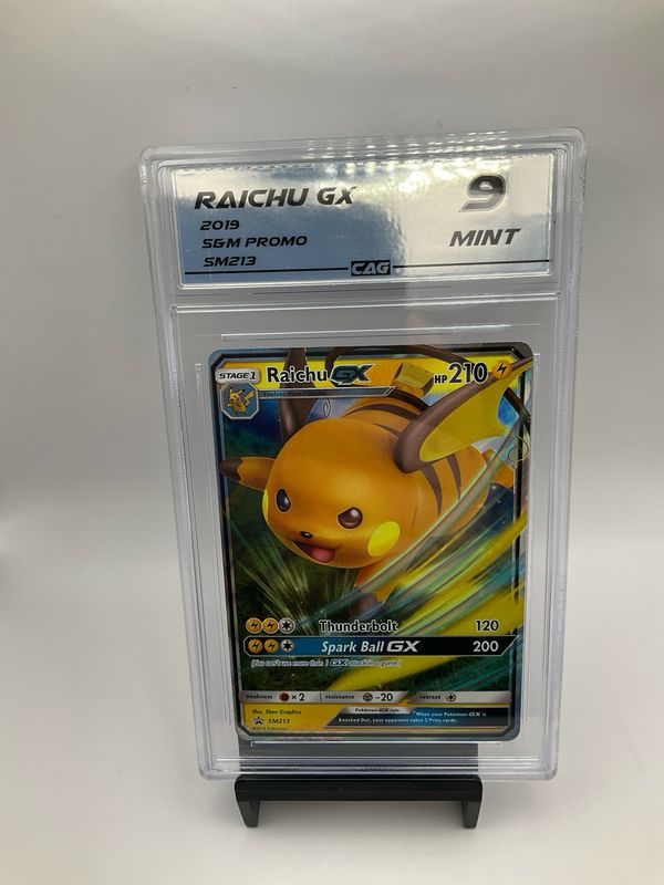 2019 POKEMON RAICHU GX SM213 CAG 9