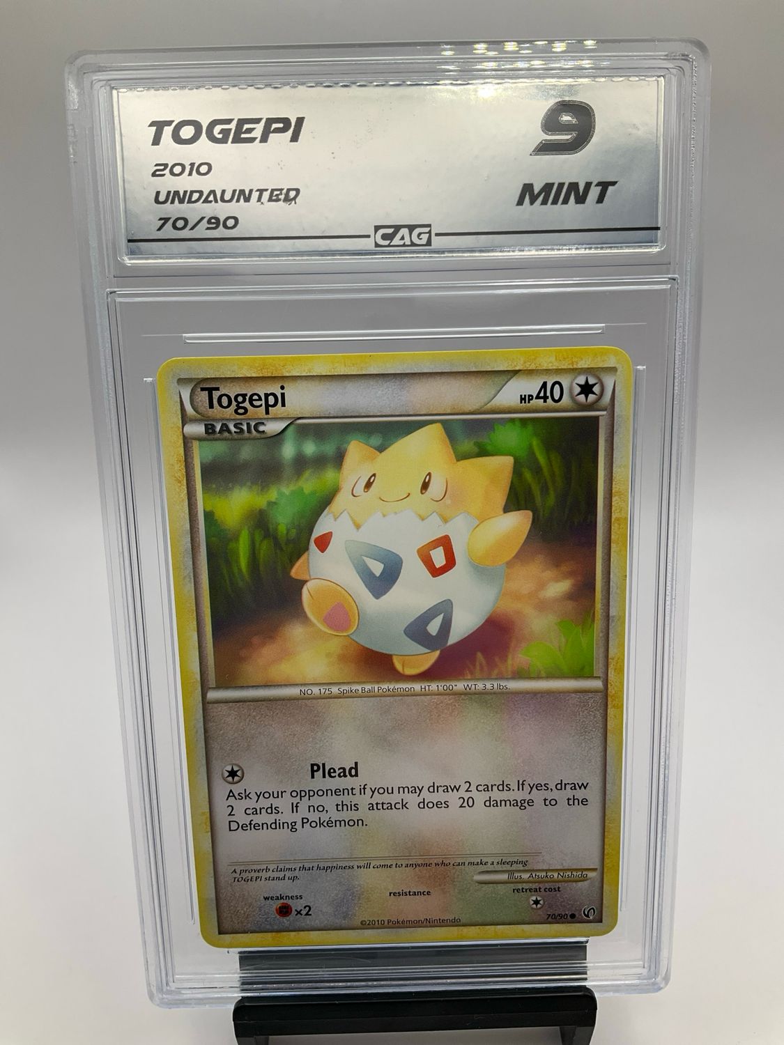 2010 POKEMON TOGEPI 70 CAG 9