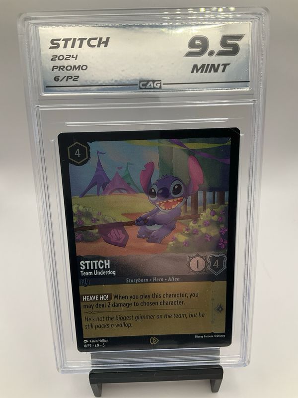 2024 DISNEY LORCANA STITCH 6 CAG 9.5