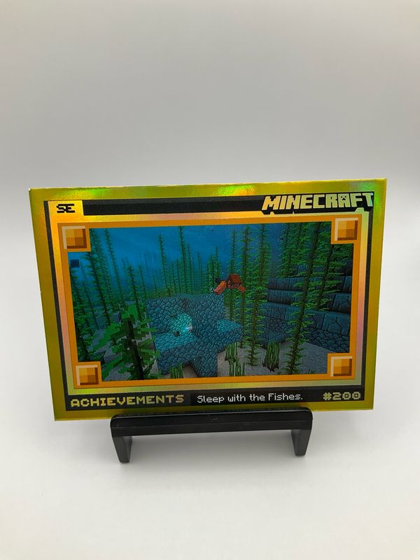 2025 MINECRAFT SE SLEEP WITH THE FISHES /50 GOLD NO. 200