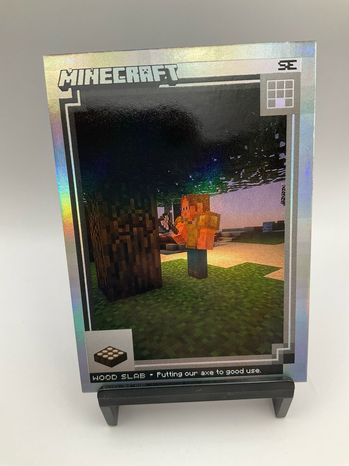 2025 MINECRAFT SE /75 SILVER WOOD SLAB NO. 134