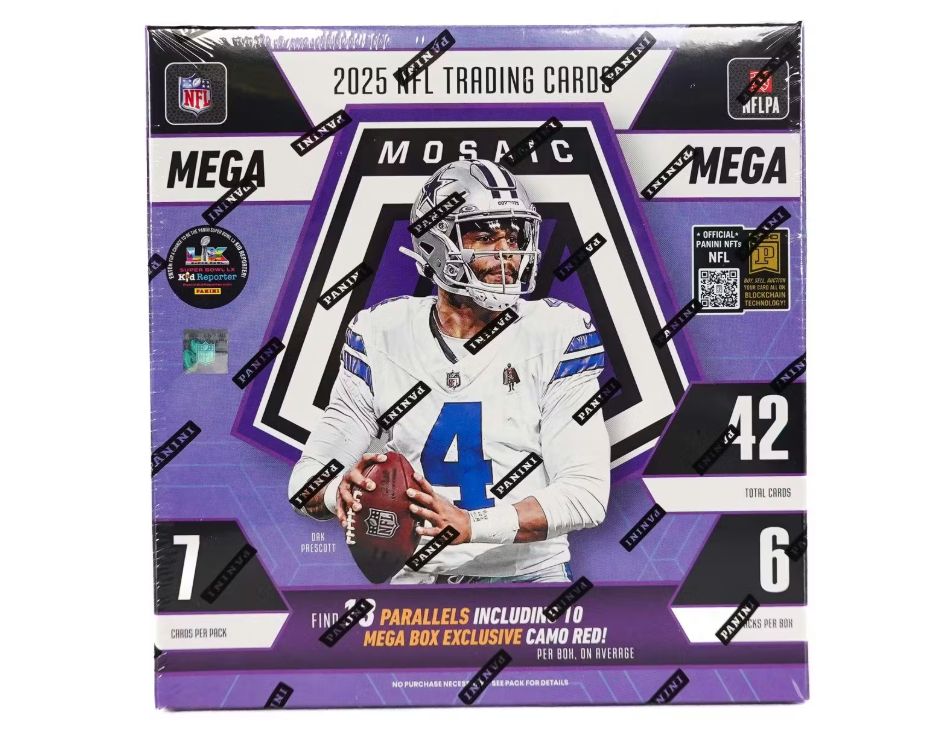 2025 MOSAIC FOOTBALL HOBBY MEGA