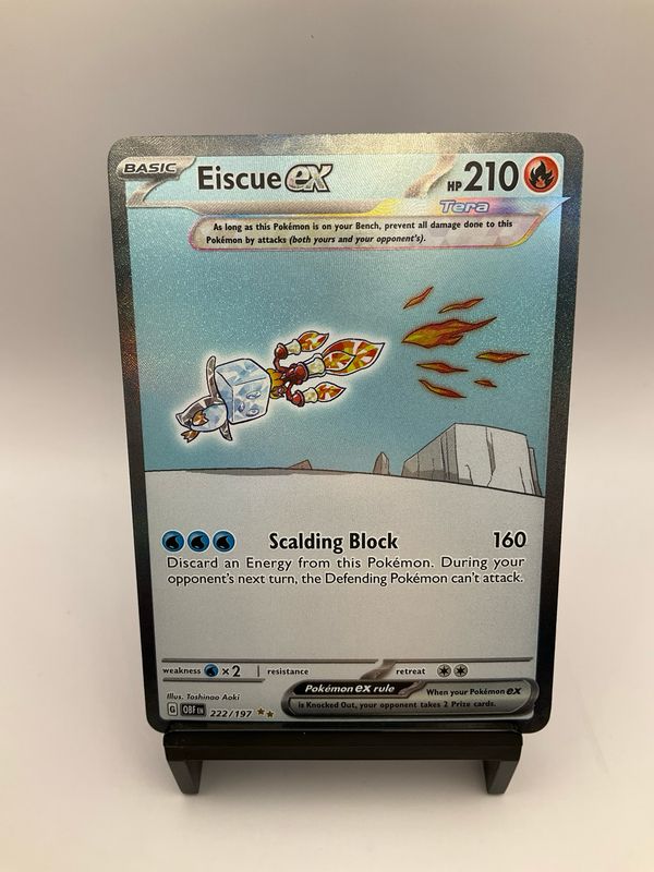 2023 POKEMON EISCUE EX 222/197