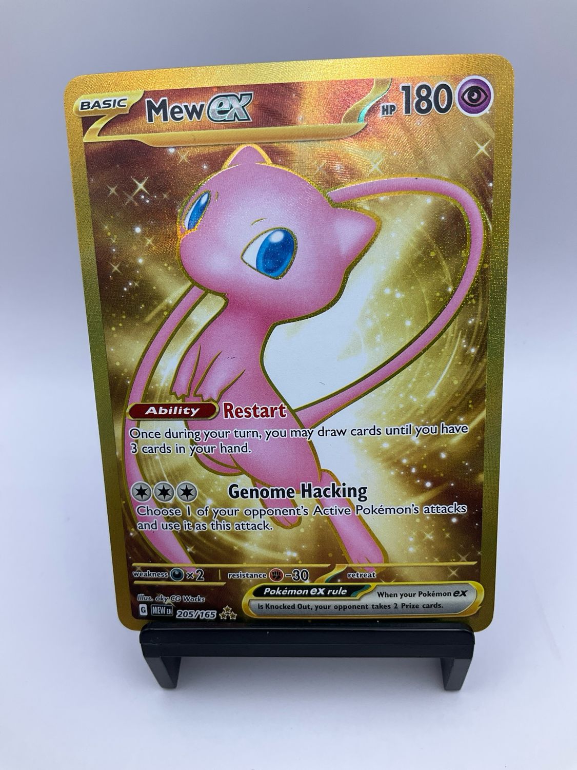2023 POKEMON MEW EX GOLD 205/165