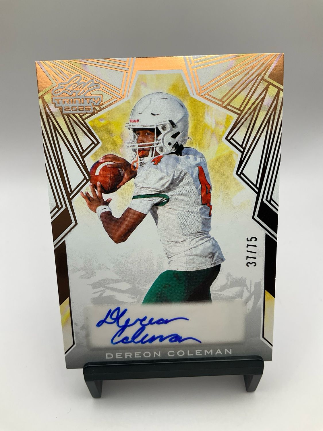 2025 LEAF TRINITY DEREON COLEMAN AUTO /75