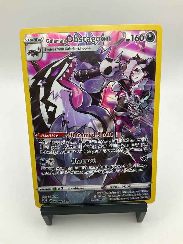 2022 POKEMON GALARIAN OBSTAGOON TG10/TG30