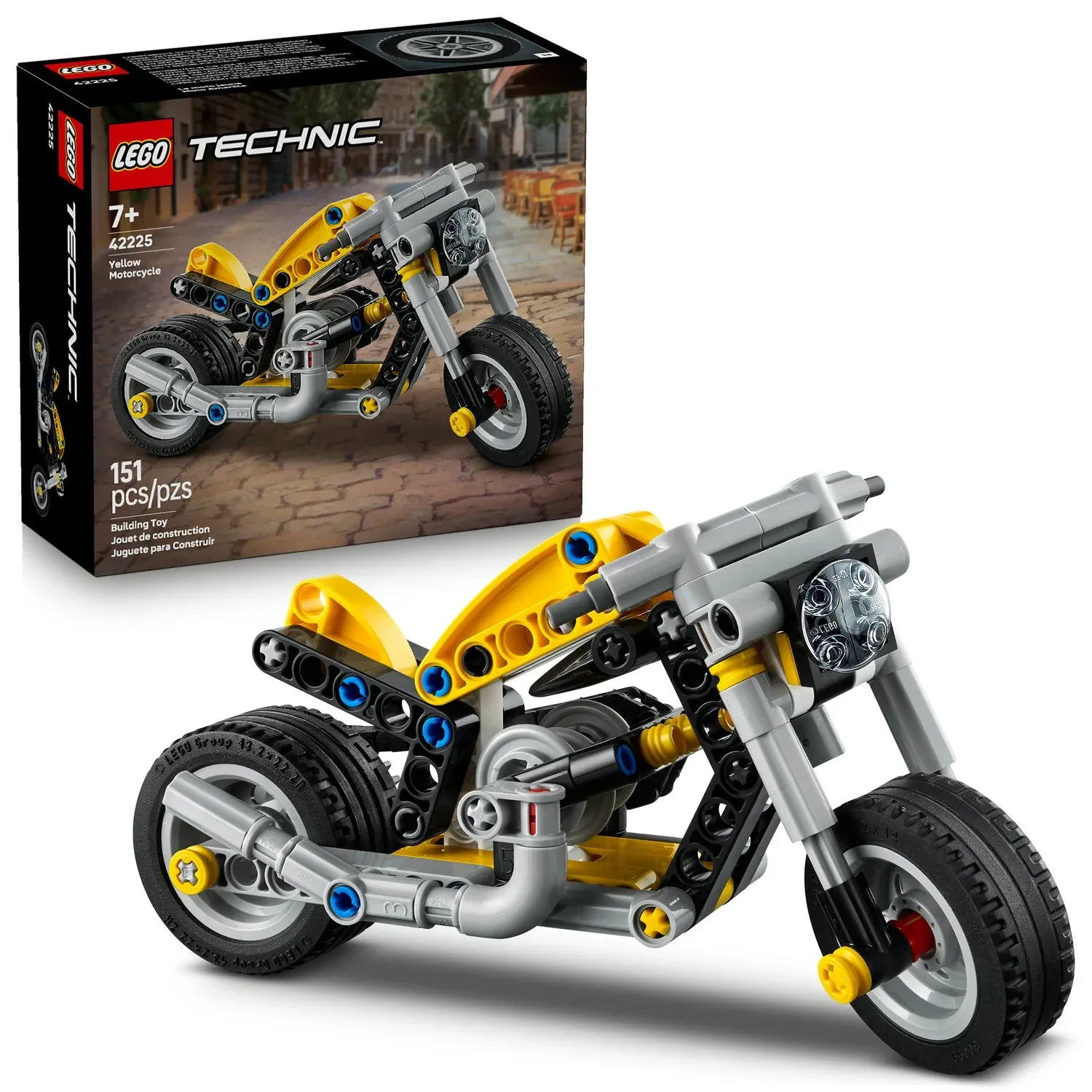 LEGO  Yellow Motorcycle