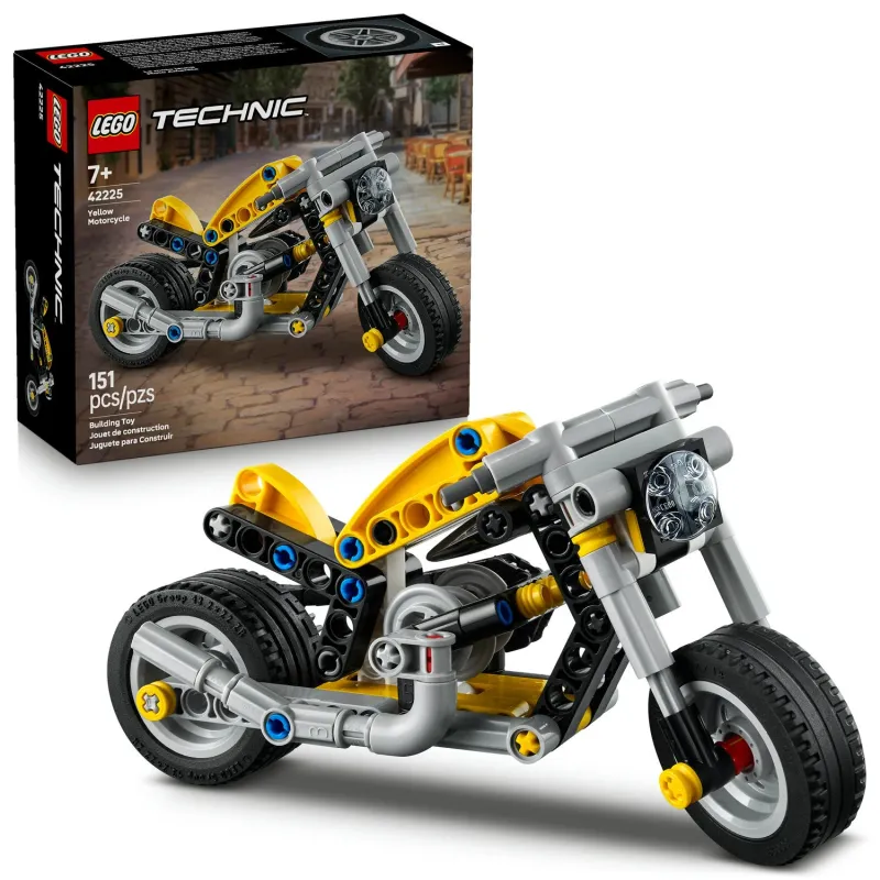 LEGO  Yellow Motorcycle