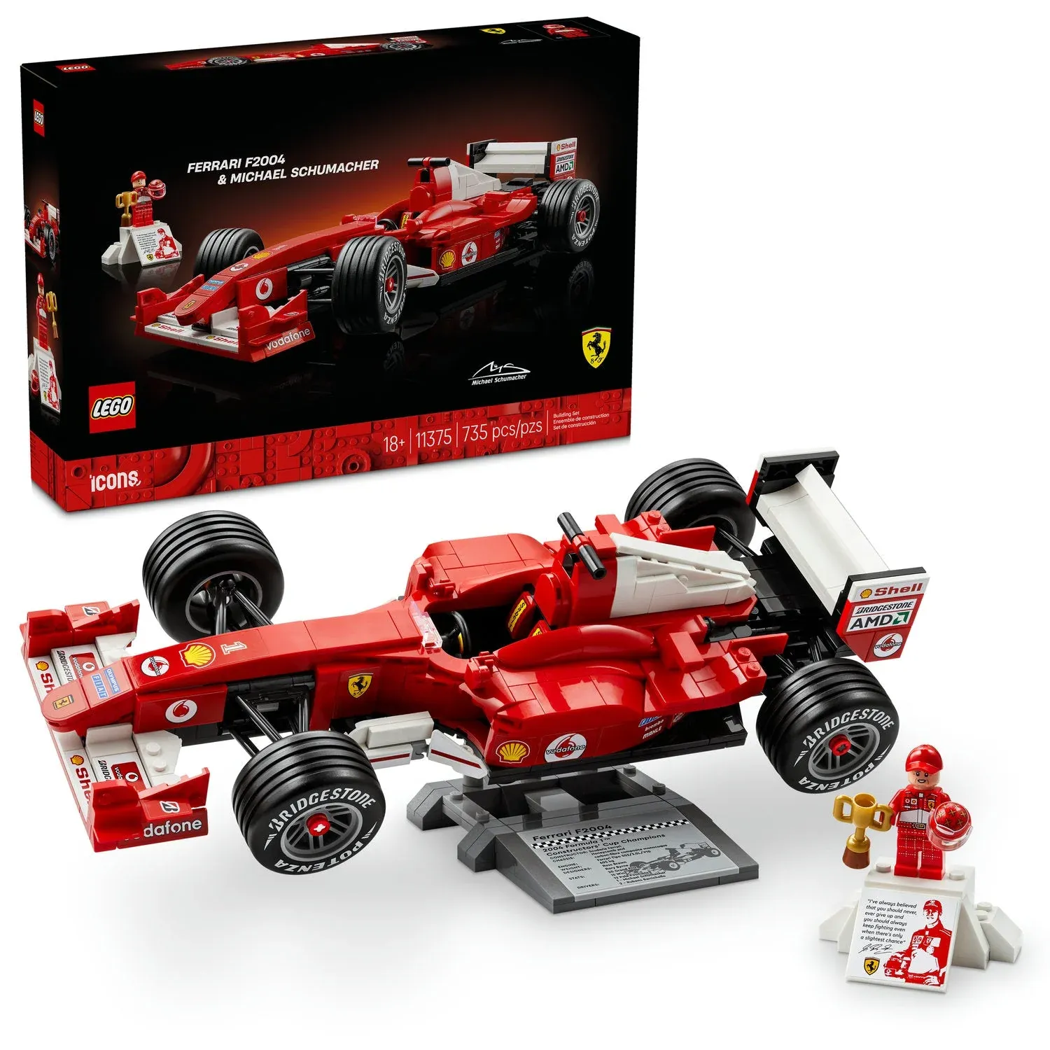 LEGO Ferrari F2004 &amp; Michael Schumacher