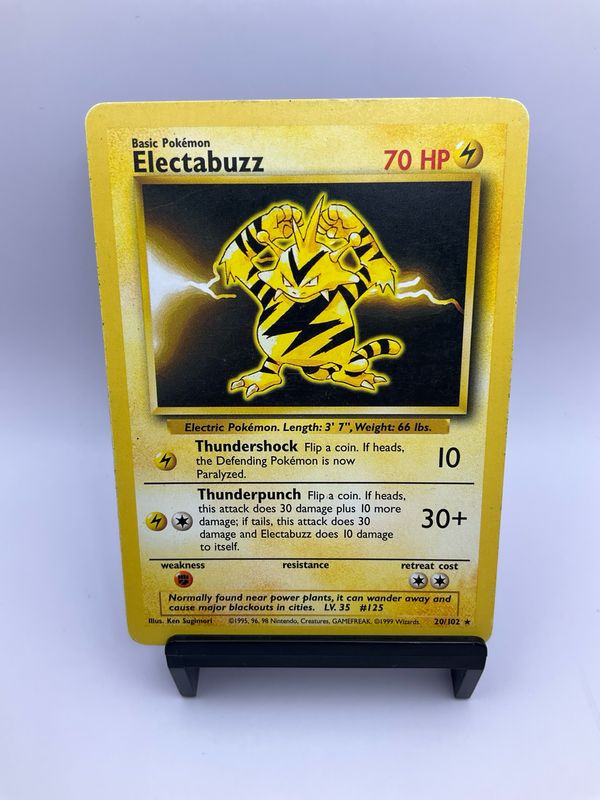1999 POKEMON ELECTABUZZ 20/102