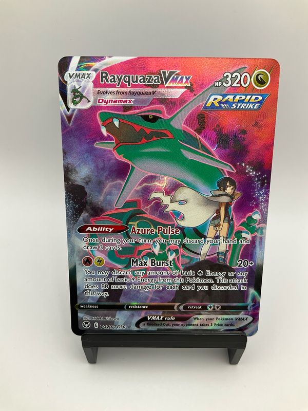 2022 POKEMON RAYQUAZA V MAX TG20/TG30