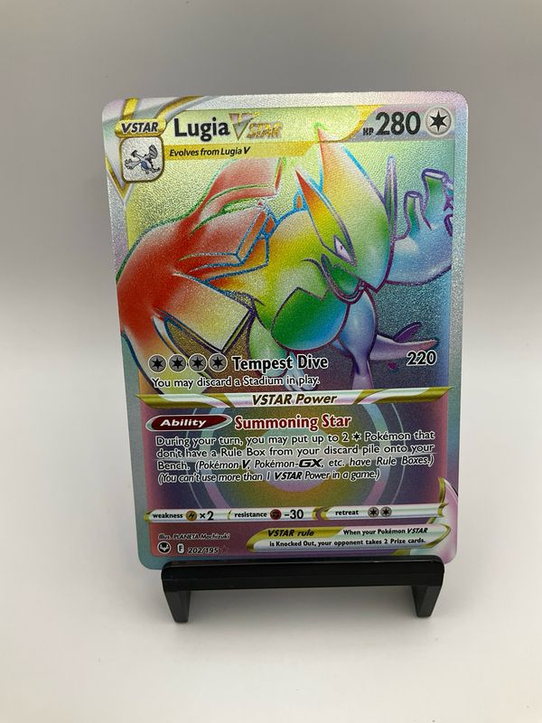 2022 POKEMON LUGIA V STAR 202/195