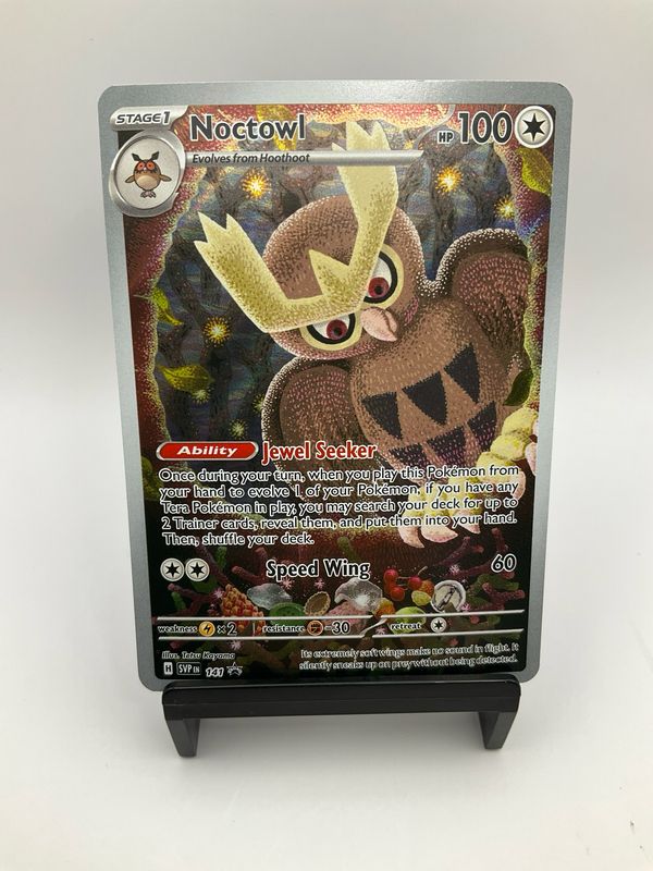 2024 POKEMON NOCTOWL 141 BLACK STAR PROMO