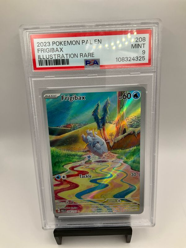 2023 POKEMON FRIGIBAX ILLUSTRATION RARE PSA 9