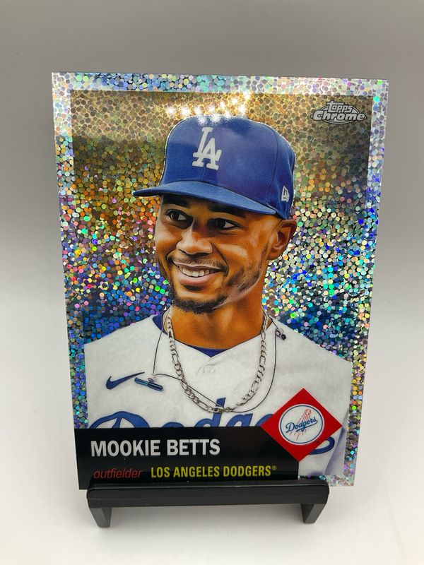 2022 TOPPS CHROME ANNIVERSARY MOOKIE BETTS /150 SPECKLE 350