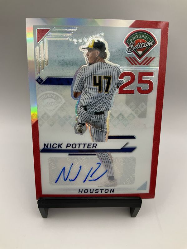 2025 PROSPECT EDITION AUTO NICK POTTER /199 RED 54