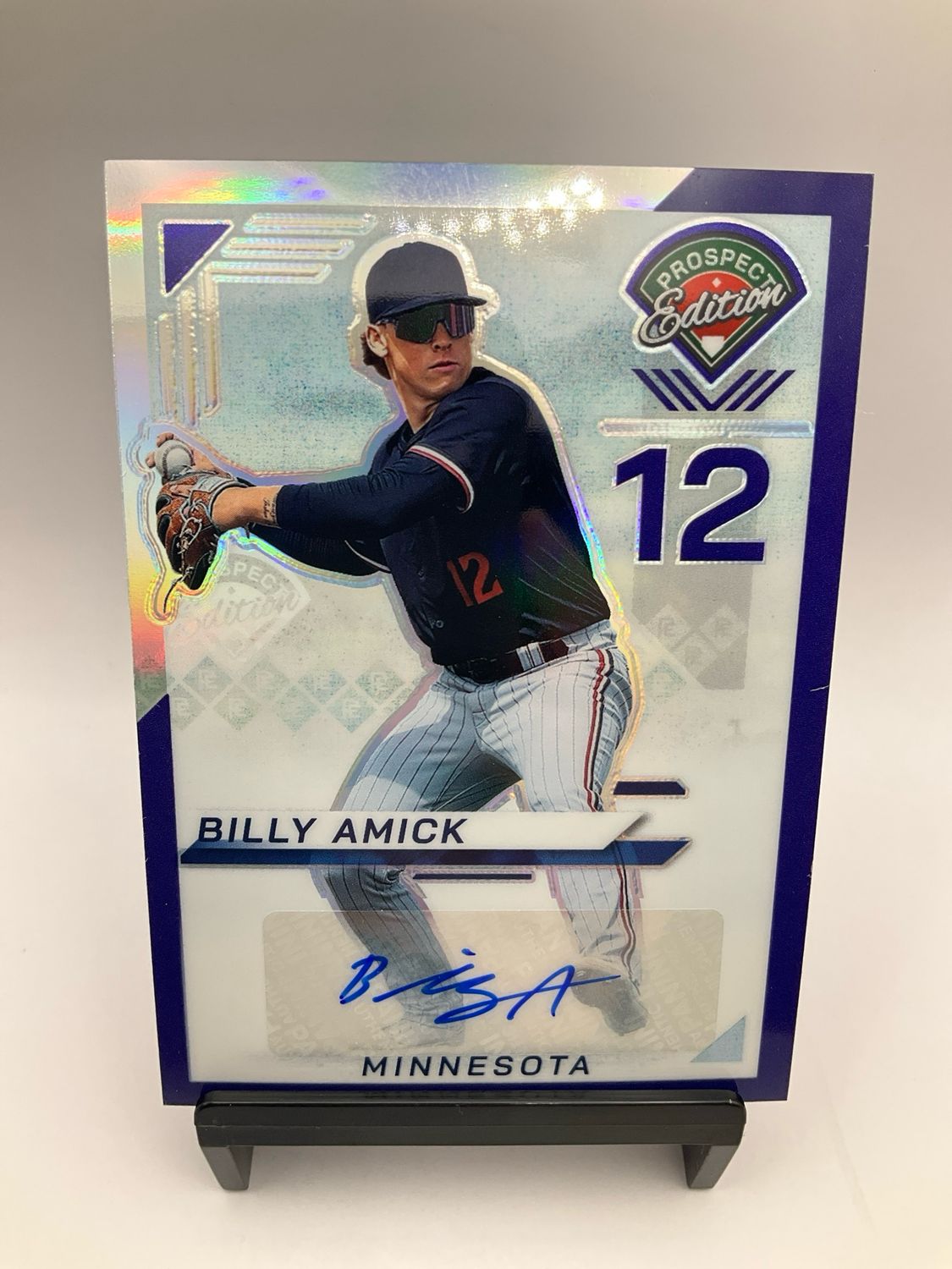 2025 PROSPECT EDITION AUTO BILLY AMICK /125 PURPLE 178