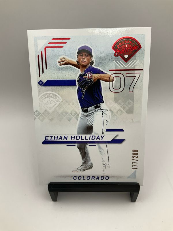 2025 PROSPECT EDITION ETHAN HOLLIDAY /299 RED 117