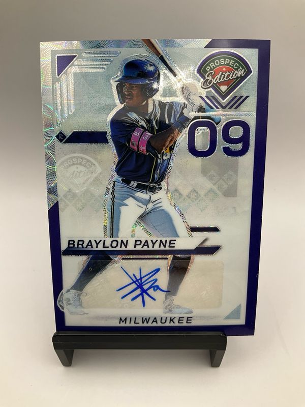 2025 PROSPECT EDITION AUTO BRAYLON PAYNE /49 PURPLE SCOPE 140