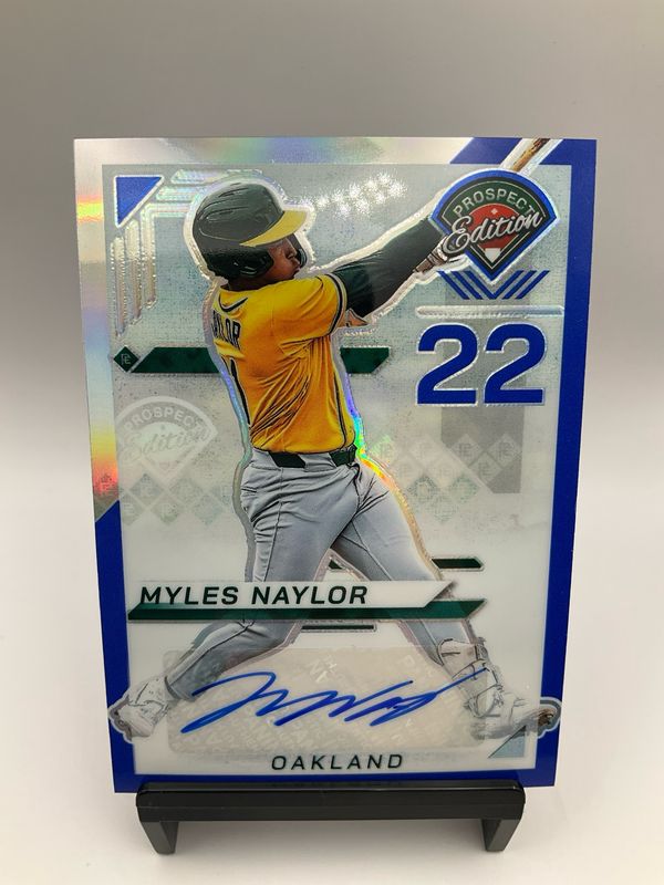 2025 PROSPECT EDITION AUTO MYLES NAYLOR /149 BLUE 156