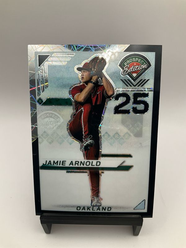2025 PROSPECT EDITION JAMIE ARNOLD /39 BLACK VELOCITY 133