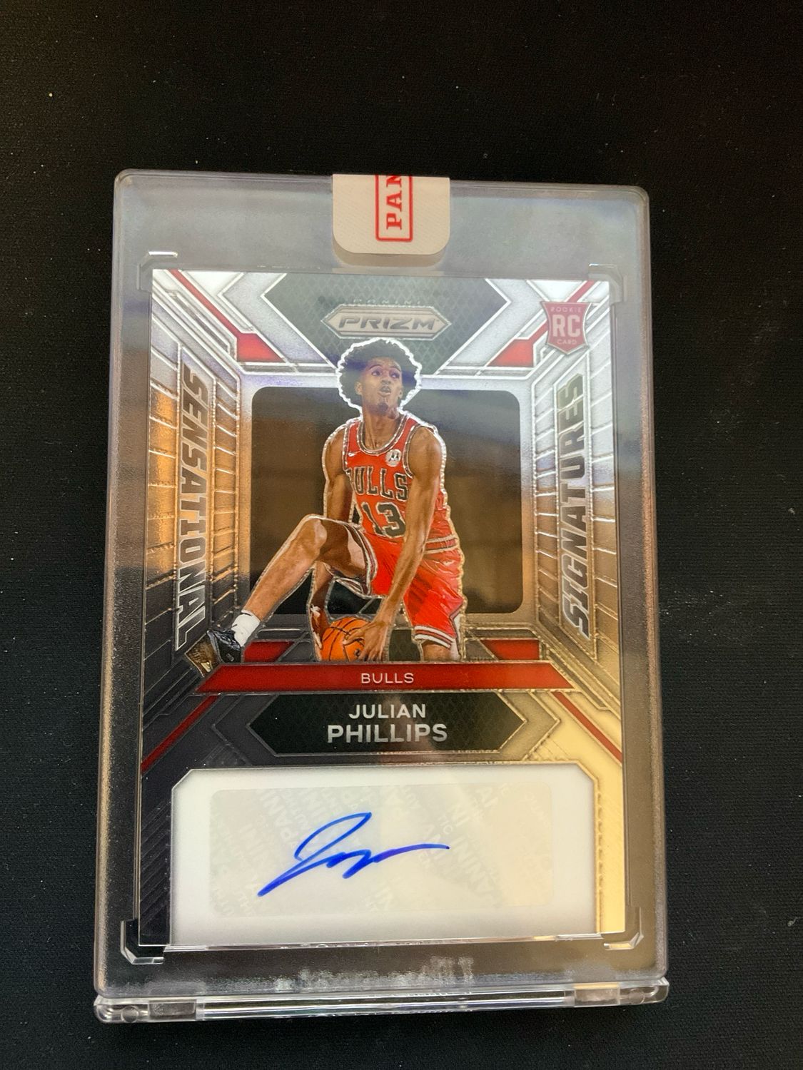 2023/24 PANINI PRIZM SENSATIONAL SIGNATURES JULIAN PHILLIPS AUTO SS-JP