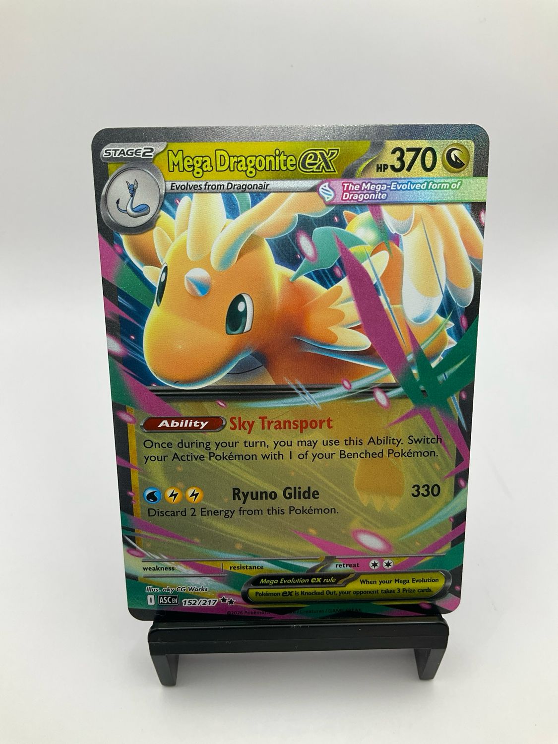 2025 POKEMON MEGA DRAGONITE EX 152/217