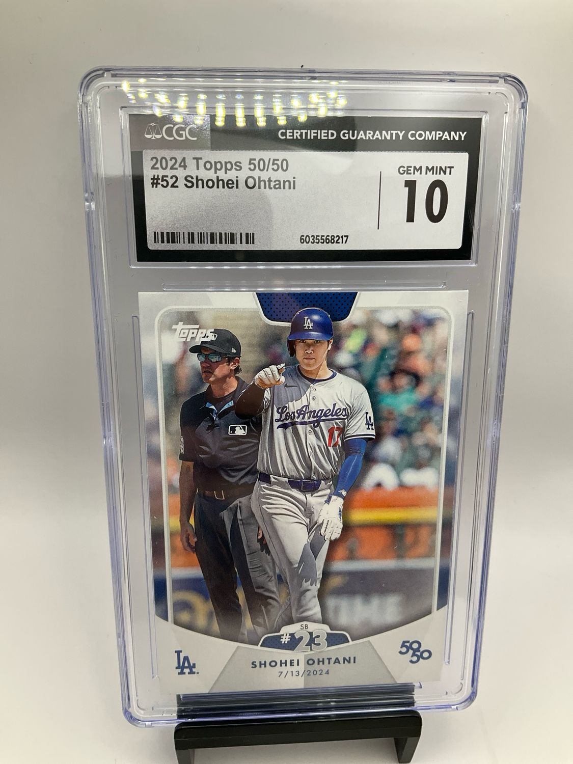 2024 TOPPS 50/50 SHOHEI OHTANI HR #23 CGC 10 #52
