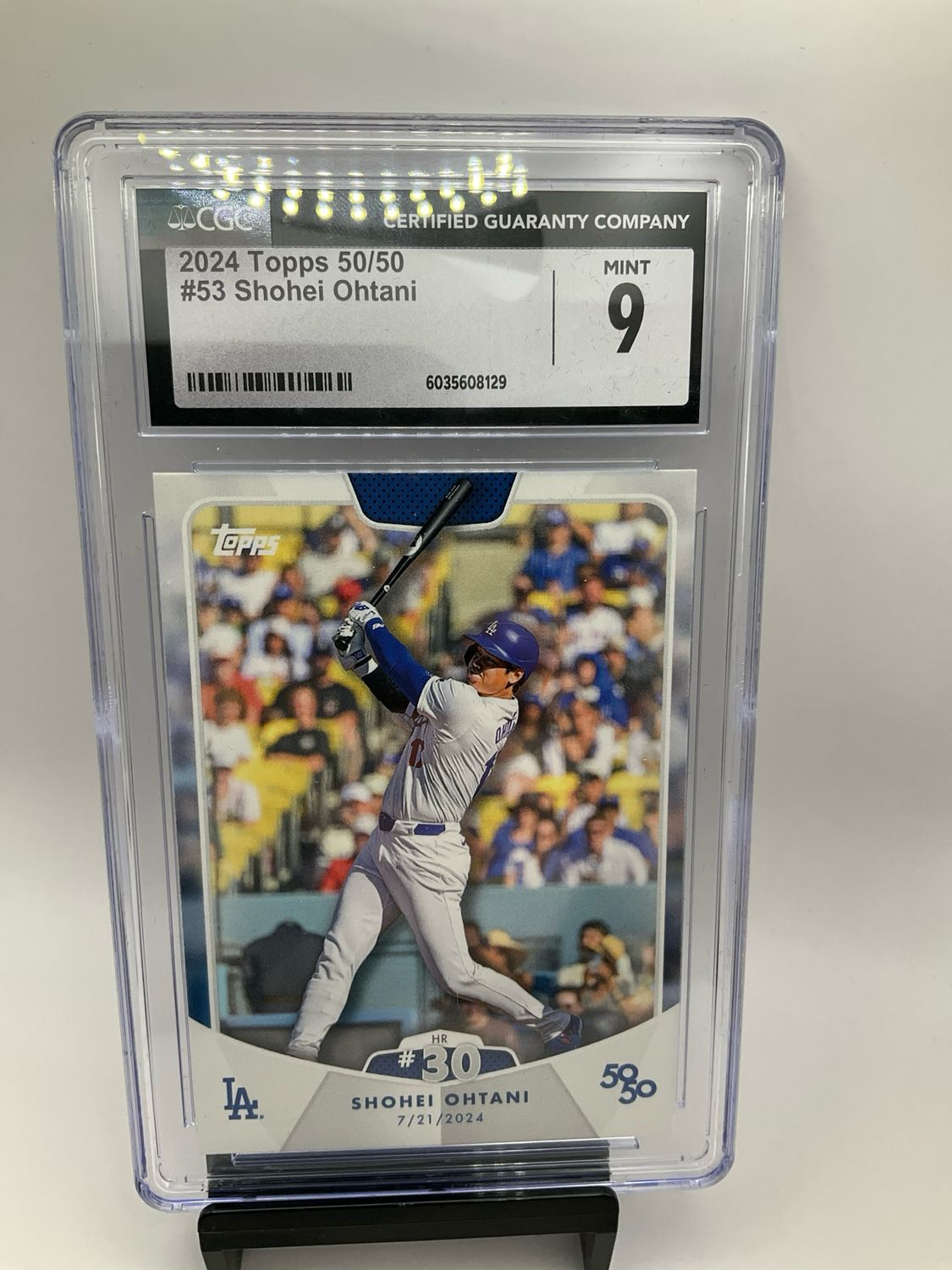 2024 TOPPS 50/50 SHOHEI OHTANI HR #30 CGC 9 #53