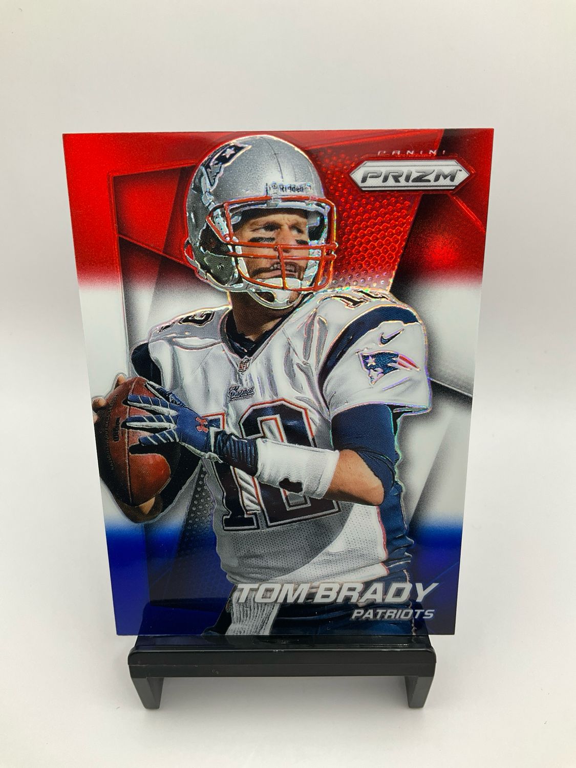 2014 PRIZM TOM BRADY RED WHITE &amp; BLUE NO. 36