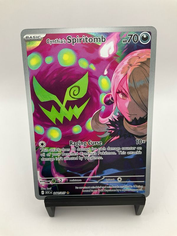 2026 POKEMON CYNTHIA'S SPIRITOMB ART RARE 244