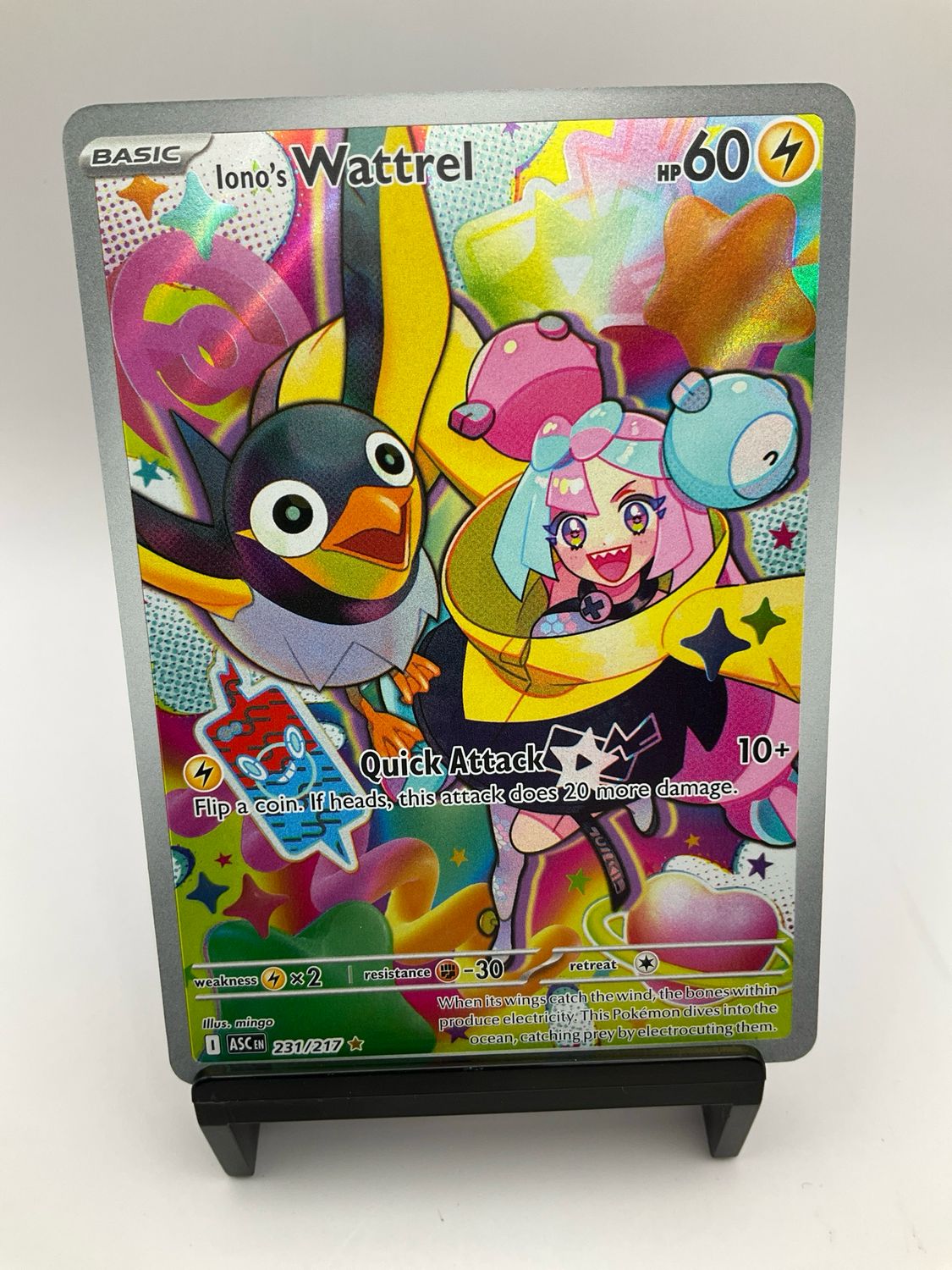 2026 POKEMON IONO'S WATTREL ART RARE 231