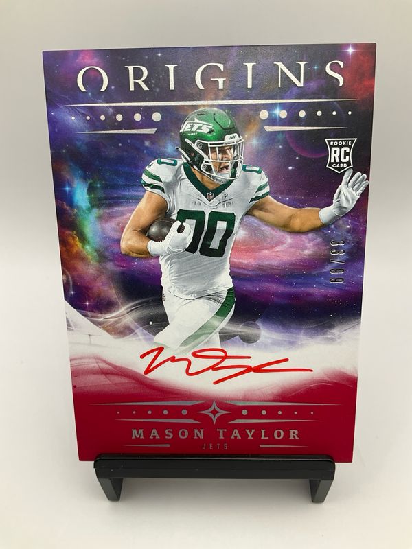 2025 ORIGINS MASON TAYLOR /99 RED AUTO RA-MTA