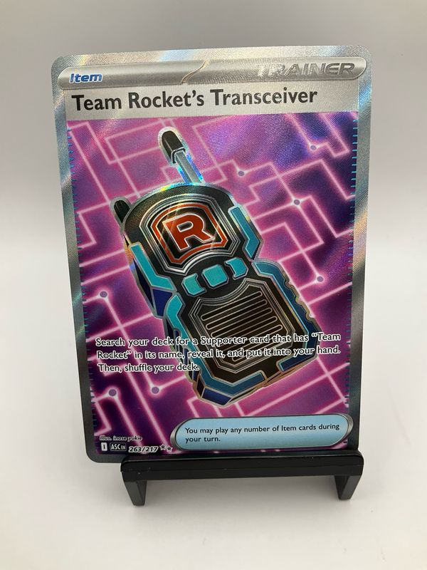 2025 POKEMON TEAM ROCKET'S TRANSCEIVER 263/217
