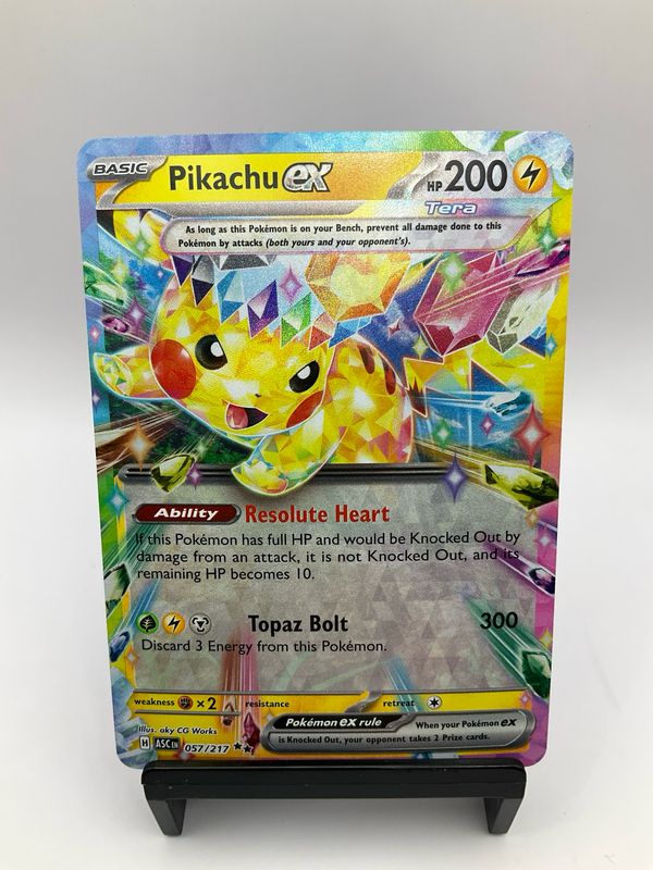 2025 POKEMON PIKACHU EX 057/217