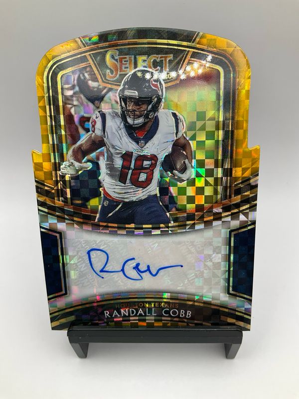 2020 SELECT RANDALL COBB /10 GOLD AUTO SI-RCO