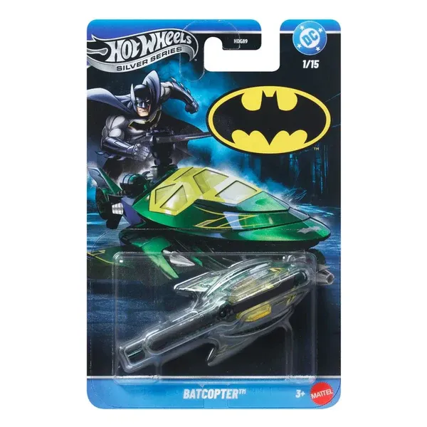 HOT WHEELS SILVER SERIES "BATCOPTER" 1/15