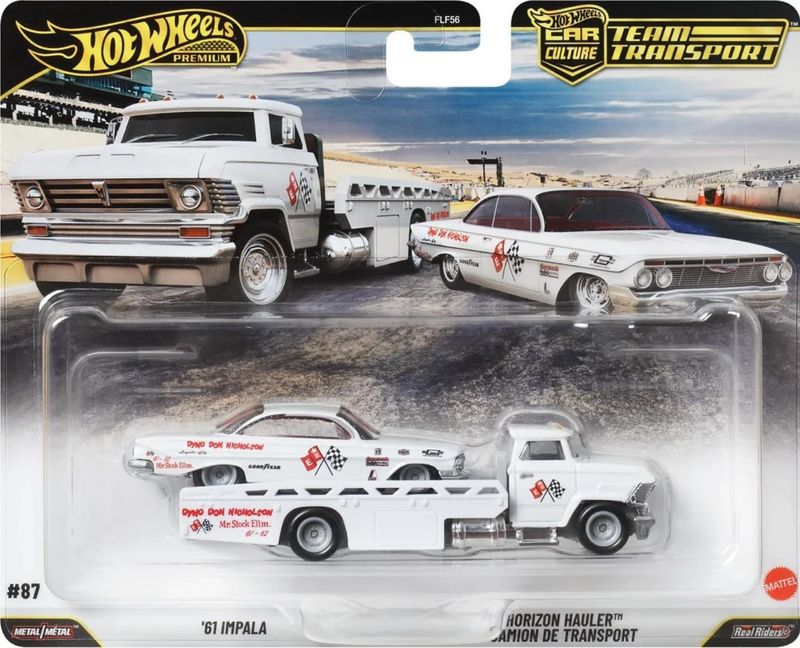 HOT WHEELS TEAM TRANSPORT "61 IMPALA/HORIZON HAULER"
