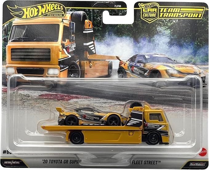 HOT WHEELS TEAM TRANSPORT "20 TOYOTA GR SUPRA/FLEET STREET"