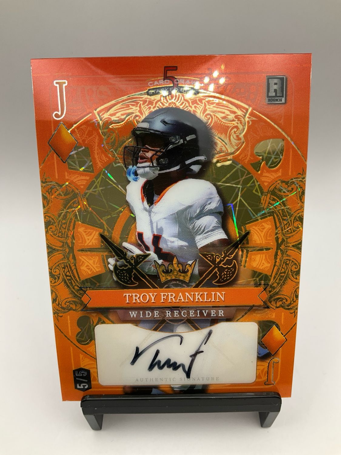 2024 WILD CARD TROY FRANKLIN ORANGE JACK AUTO 5/5