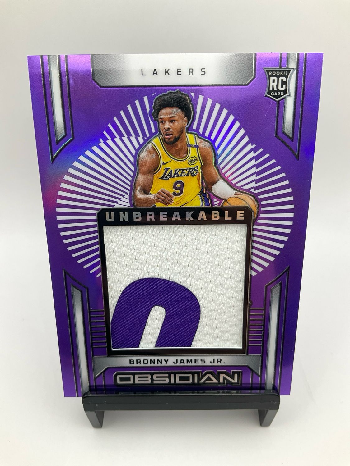 2024/25 OBSIDIAN BRONNY JAMES PURPLE PATCH 43/75