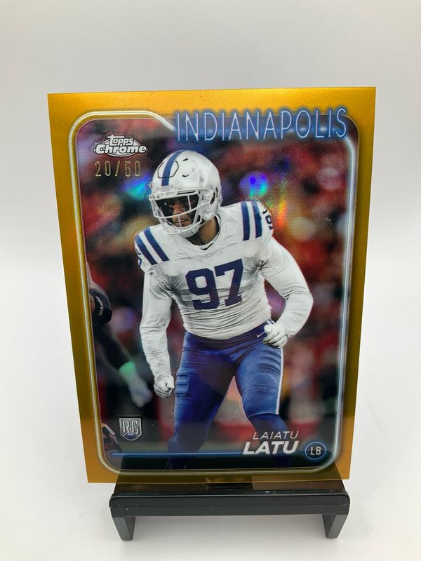 2024 TOPPS CHROME LAIATU LATU /50 GOLD 247