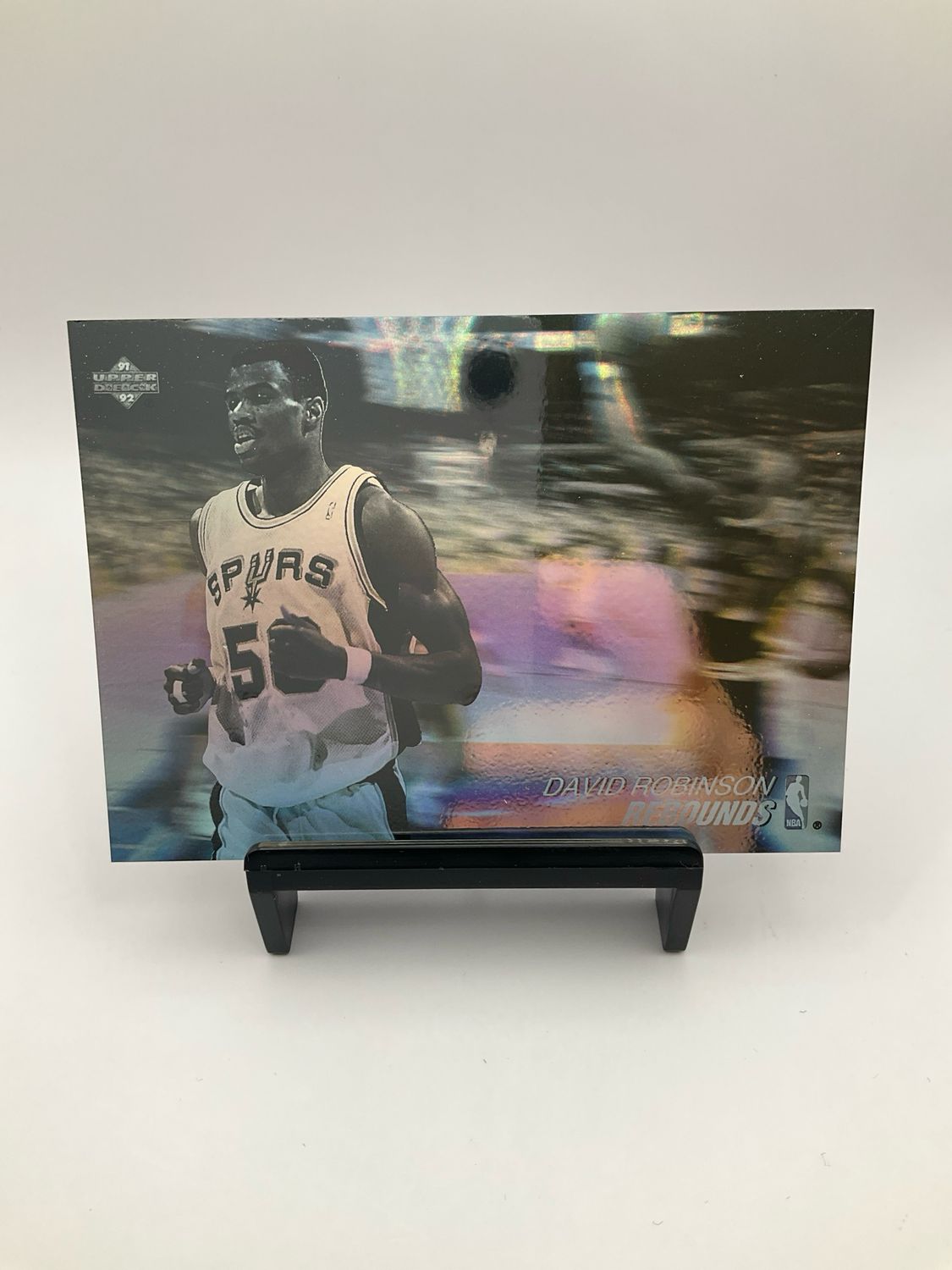 1991 UPPER DECK DAVID ROBINSON HOLOGRAM AW6